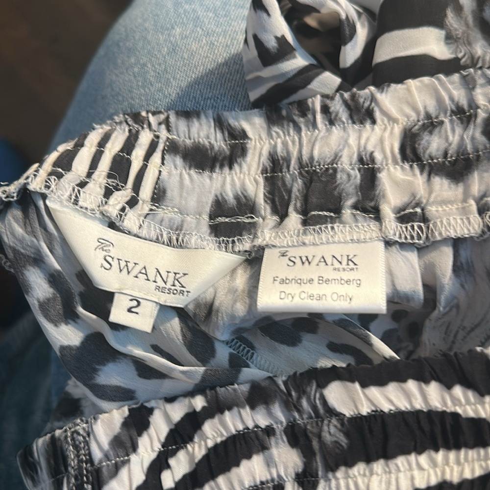Zebra viscose crepe pant - medium. The Swank store in Australia - Picture 5 of 5
